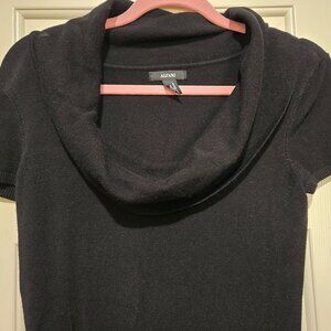 Alfani black short sleeve sweater